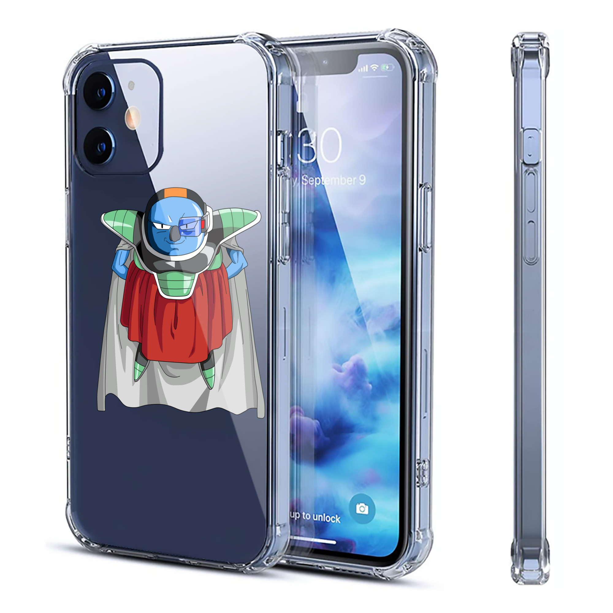 （画像用） ドラゴンボール DRAGON BALL 【iPhone 12シリーズ対応】透明スマホケース（クリアソフトケース）